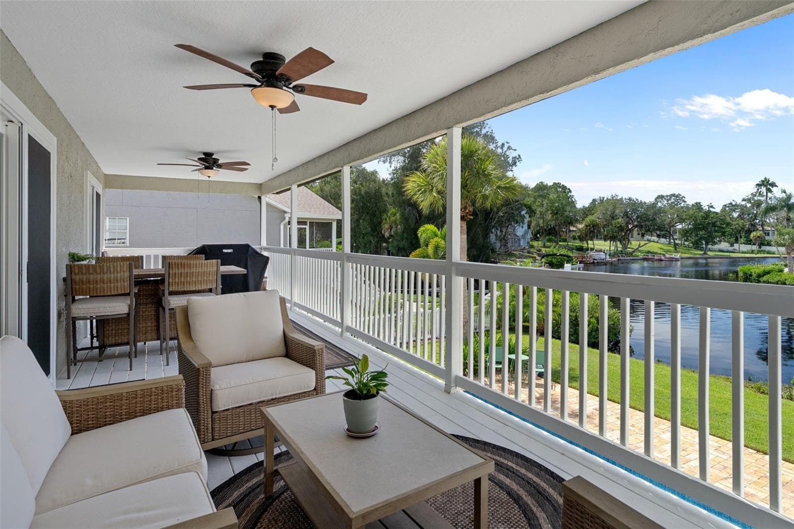 RIVER FRONT and pool front balcony - 5517 TROPIC DR, NEW PORT RICHEY