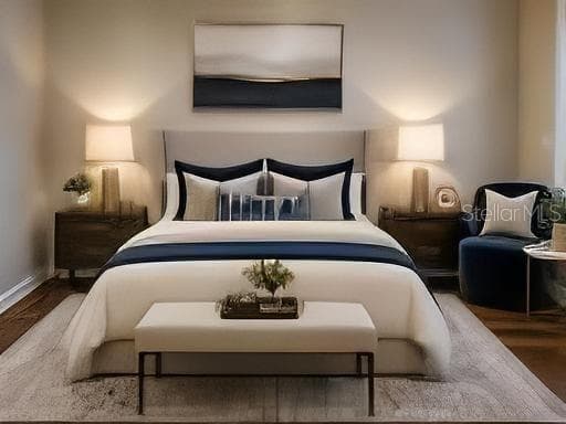 Virtual Staged bedroom - 5699 WESTWIND LN, SARASOTA