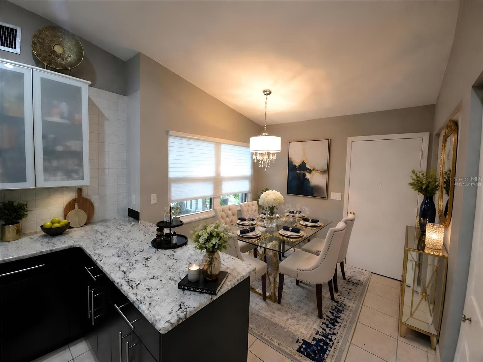 Virtually Staged dinette in Kitchen - 5699 WESTWIND LN, SARASOTA