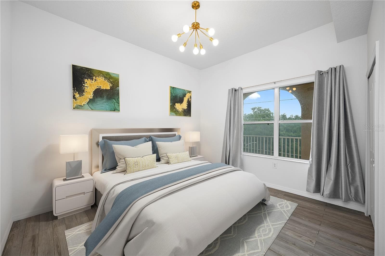 2nd bedroom - virtually staged - 642 WELLS CT #402, CLEARWATER