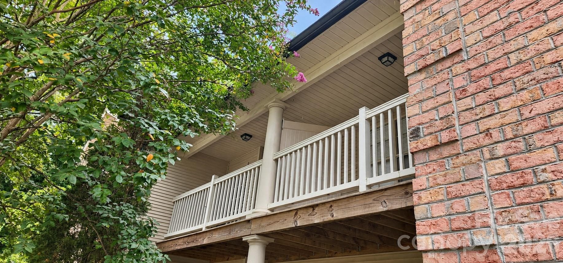 Left Balcony, with Privacy Wall - 6552 Quarterbridge Lane, Charlotte