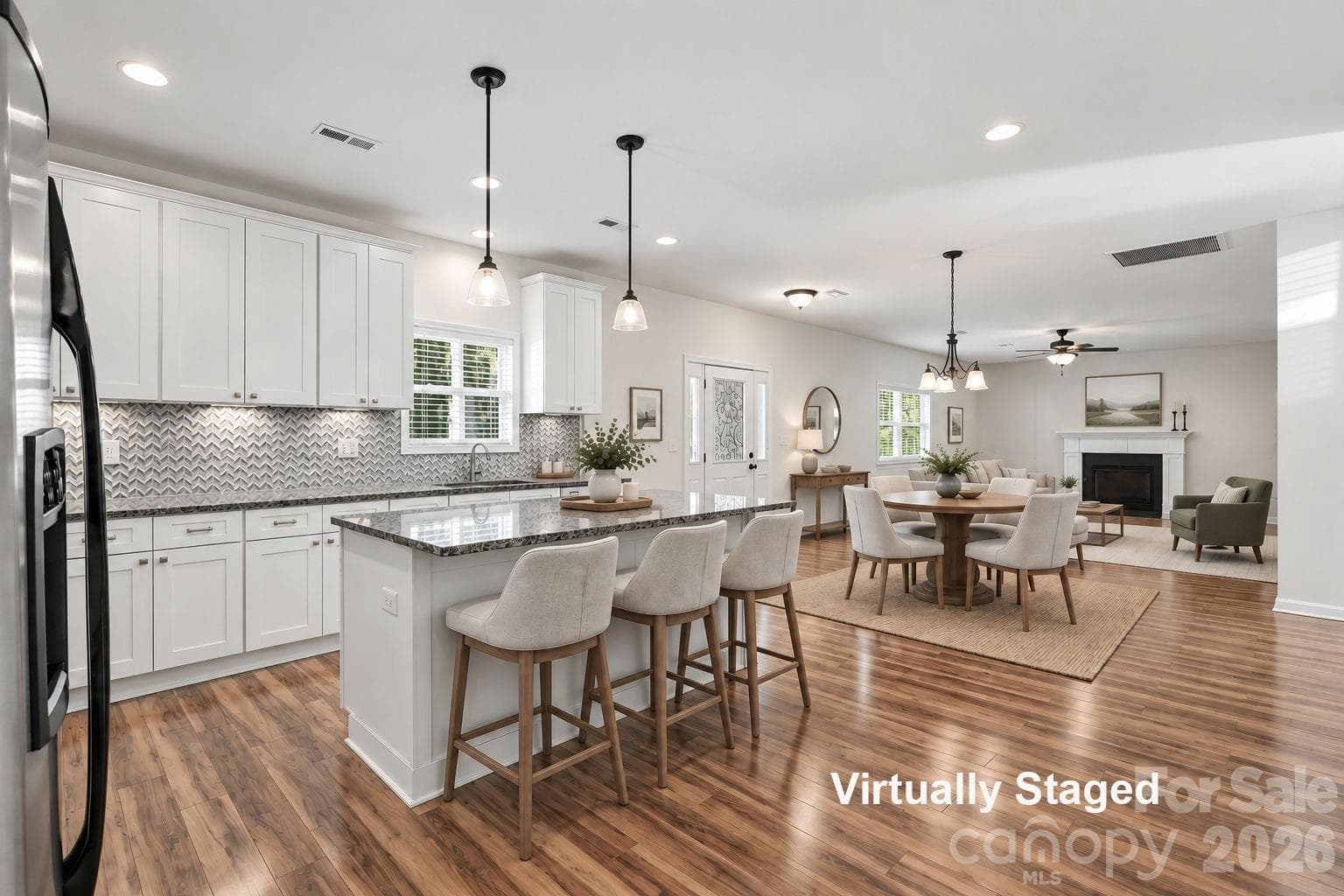 virtually staged secondary living quarters - 3201 Fairforest Drive, Matthews