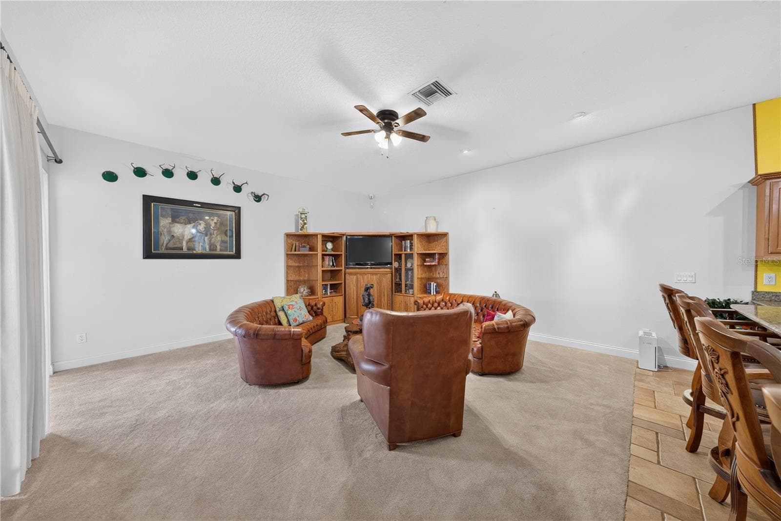 Family room. - 2335 FOREST CLUB DR, ORLANDO
