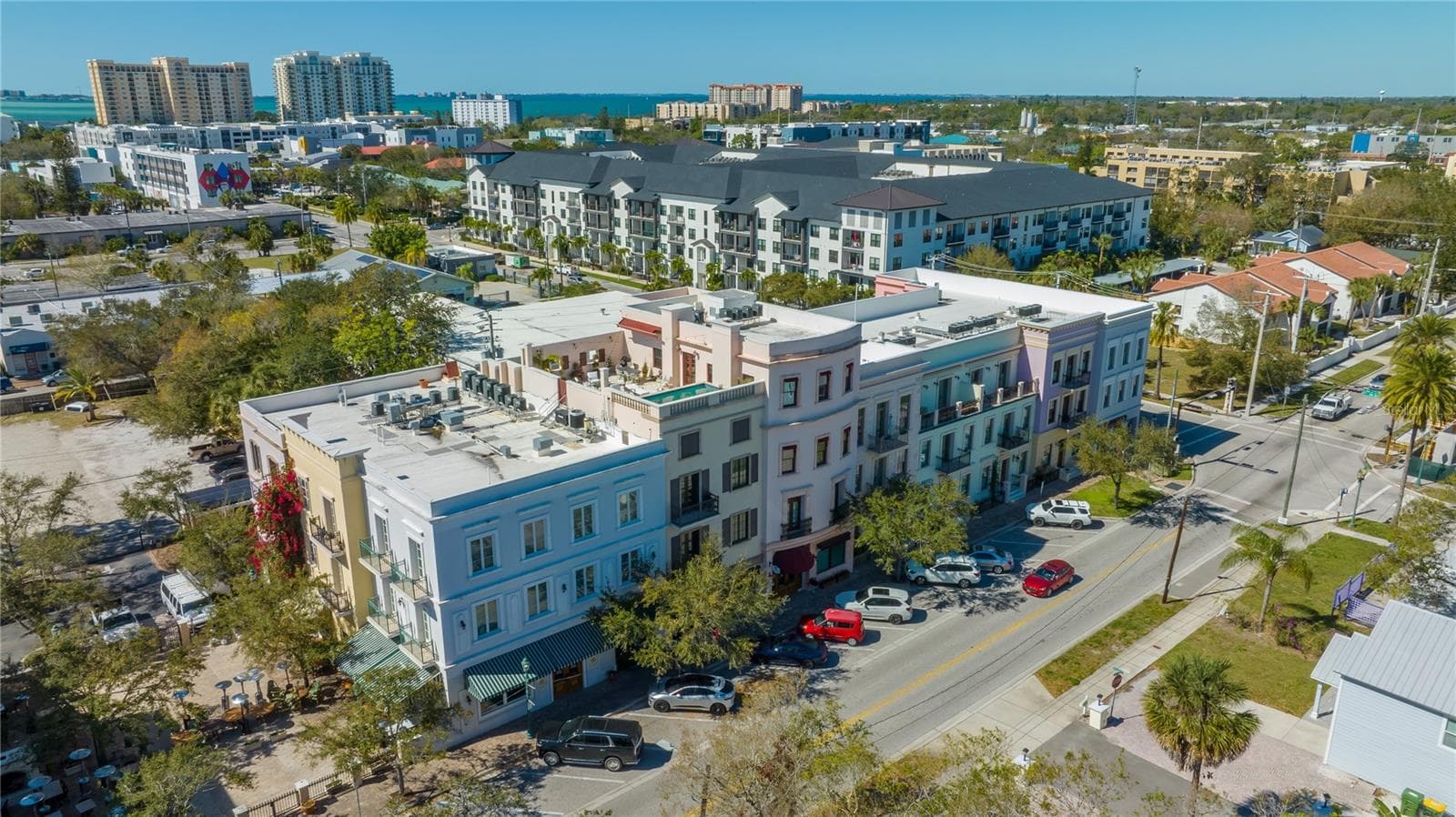 Aerial View of the Walkable Rosemary District & Downtown Sarasota - 1685 6TH ST, SARASOTA