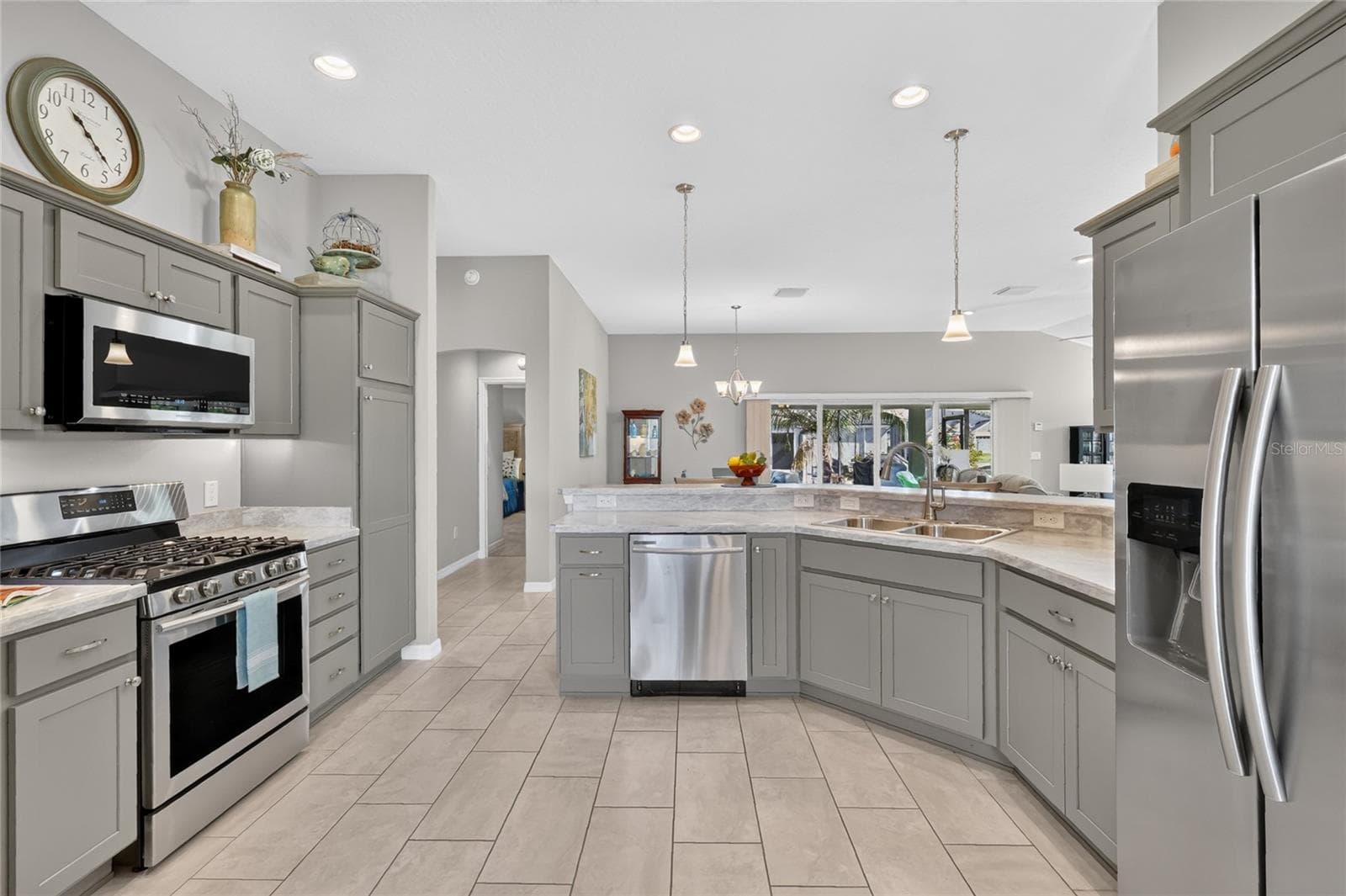 LARGE KITCHEN AREA - 5825 FLINT LOOP, THE VILLAGES