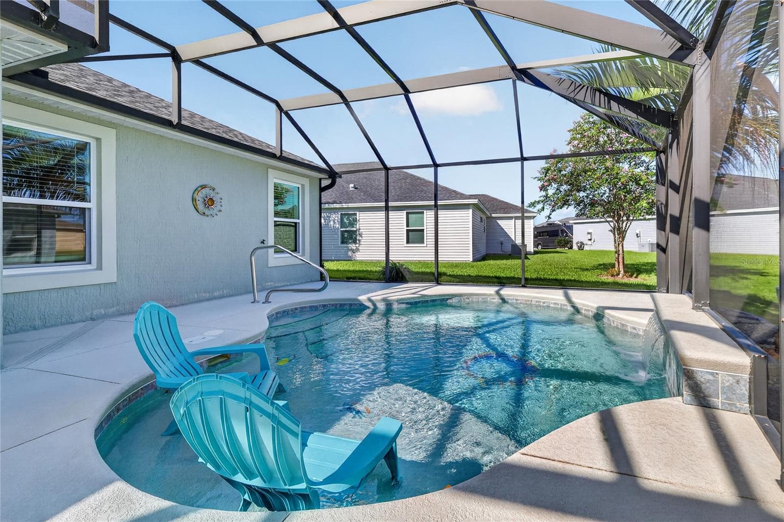 SALT WATER POOL WITH WATER FALL - 5825 FLINT LOOP, THE VILLAGES