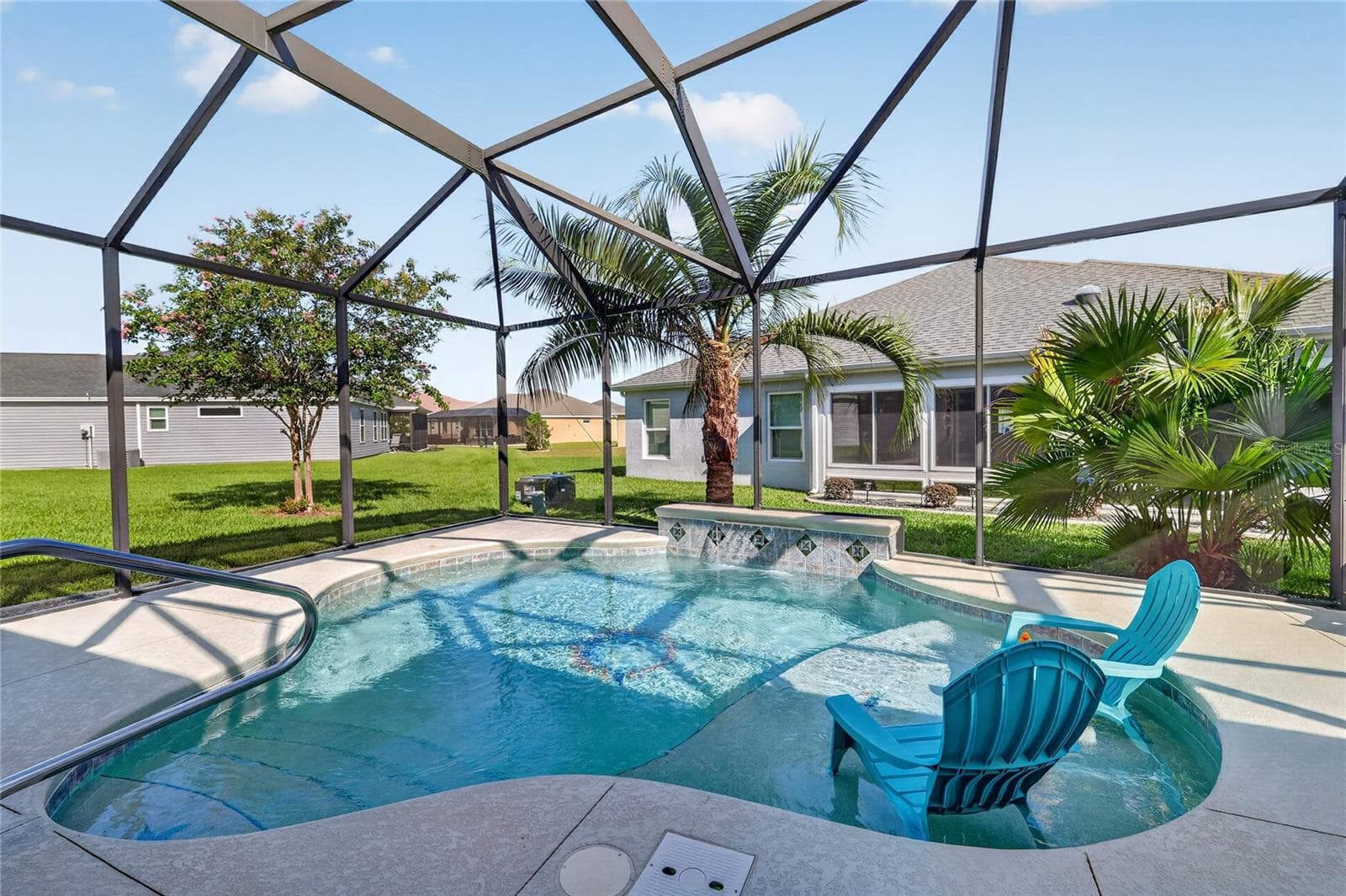 SALT WATER POOL WITH WATER FALL - 5825 FLINT LOOP, THE VILLAGES