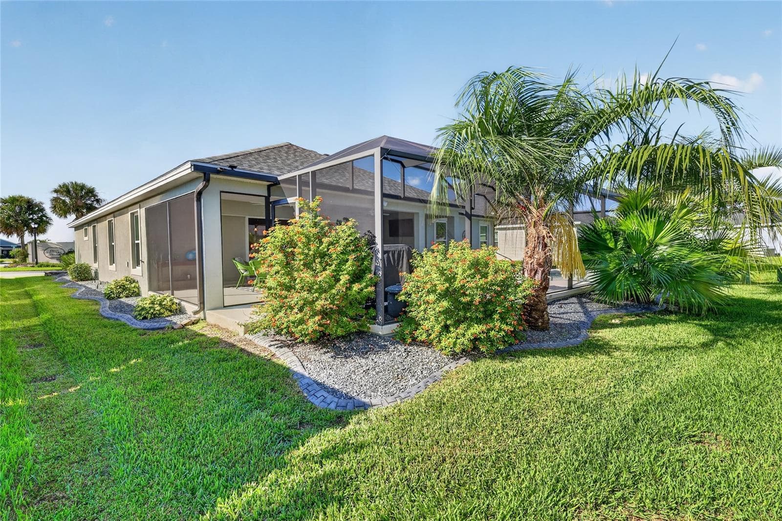 BACK YARD VIEW - 5825 FLINT LOOP, THE VILLAGES