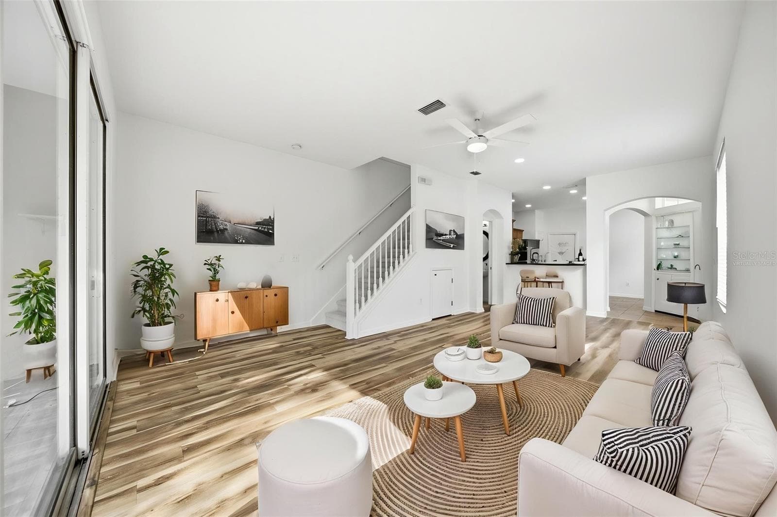 Virtually Staged, Great Room - 10360 HERON KEY WAY, TAMPA