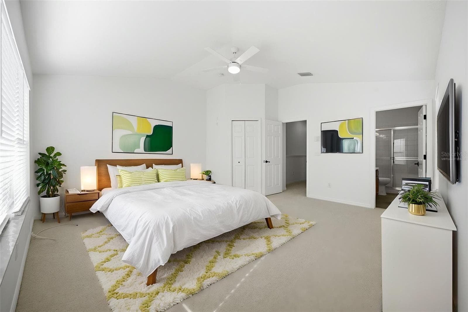 Virtually Staged, Primary Bedroom - 10360 HERON KEY WAY, TAMPA