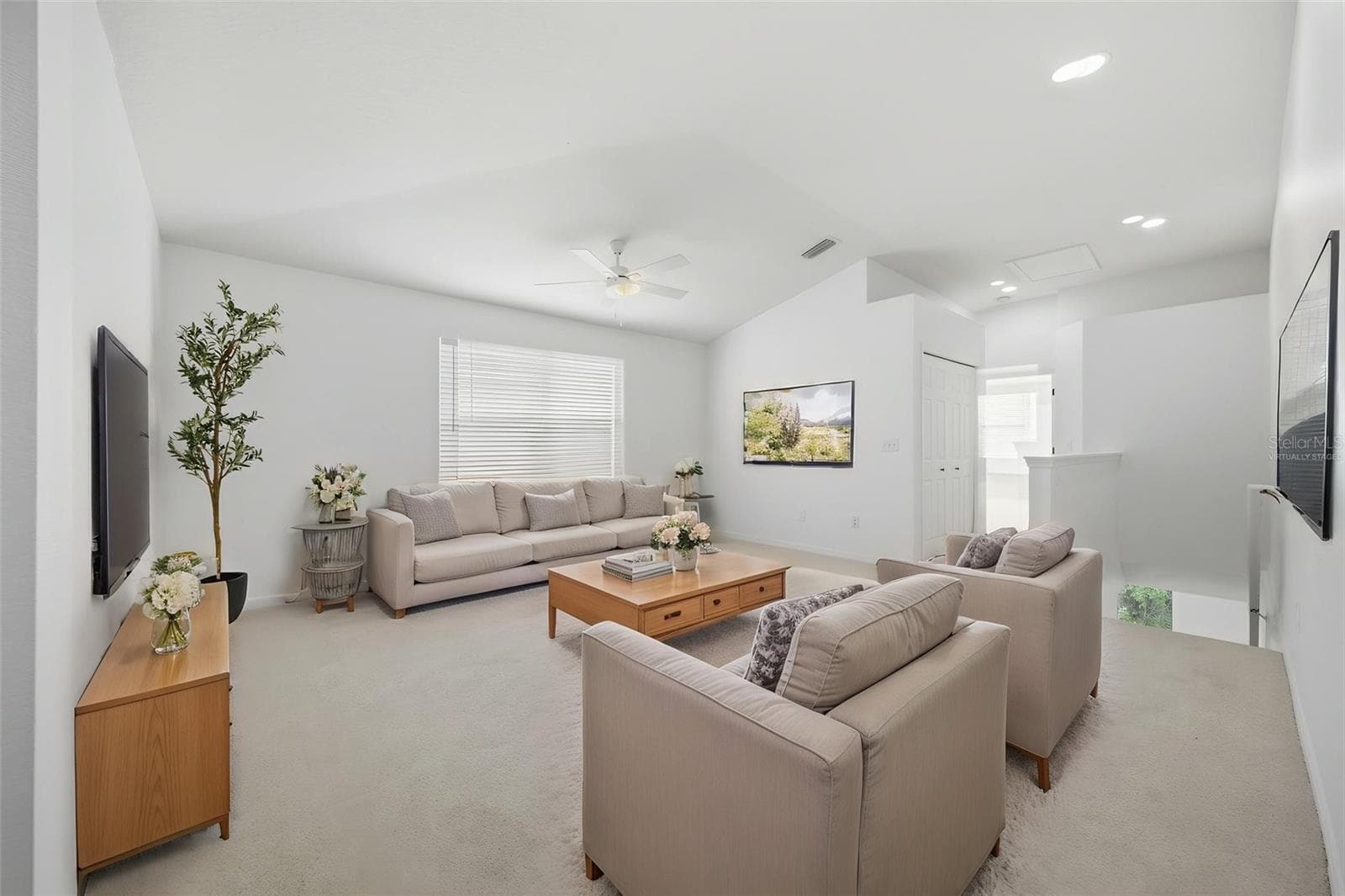 Virtually Staged, Upstairs Bonus Room - 10360 HERON KEY WAY, TAMPA
