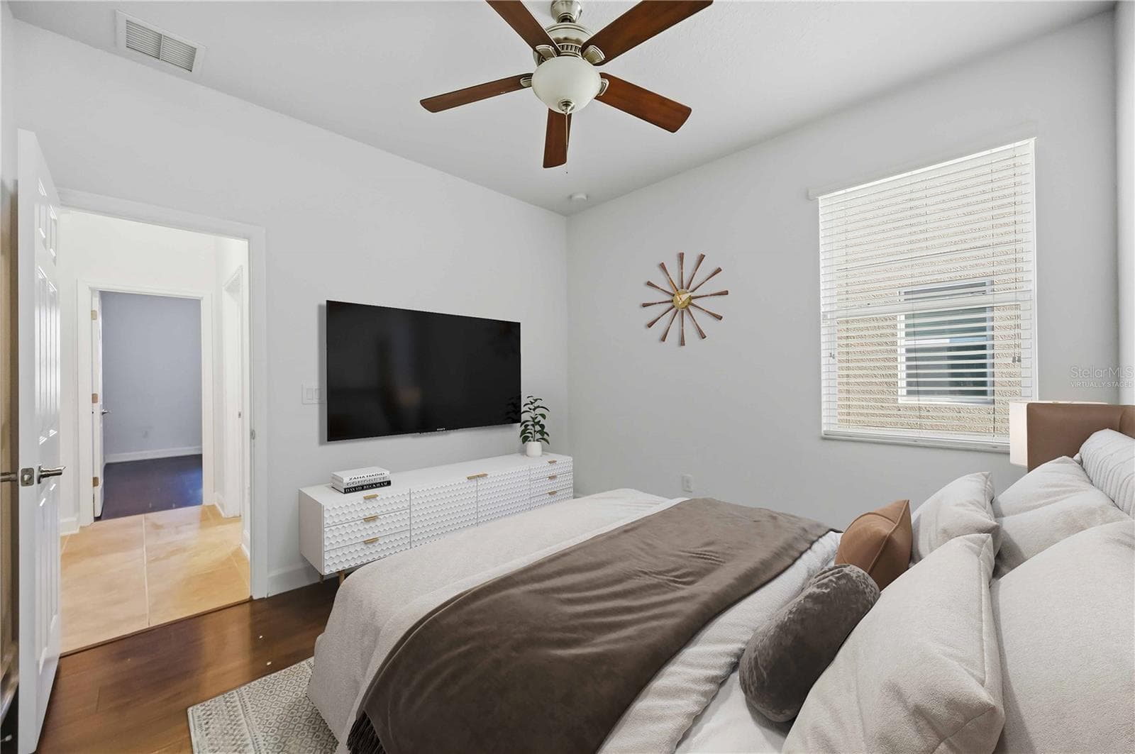 Bedroom 3 (virtually staged) - 5711 ARBOR WOOD CT, BRADENTON