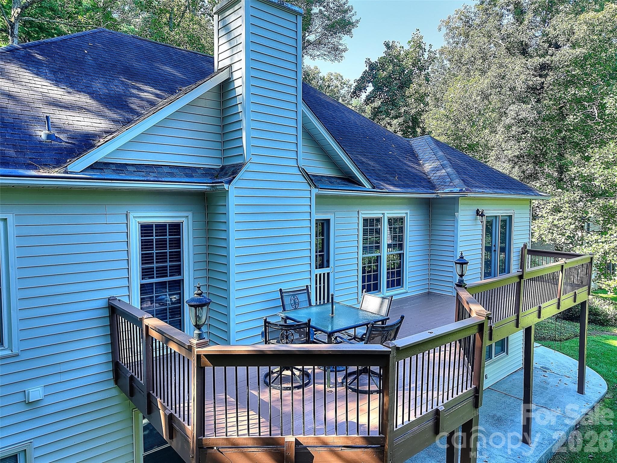 deck repairs made & restained - 741 Zelda Court, Hendersonville