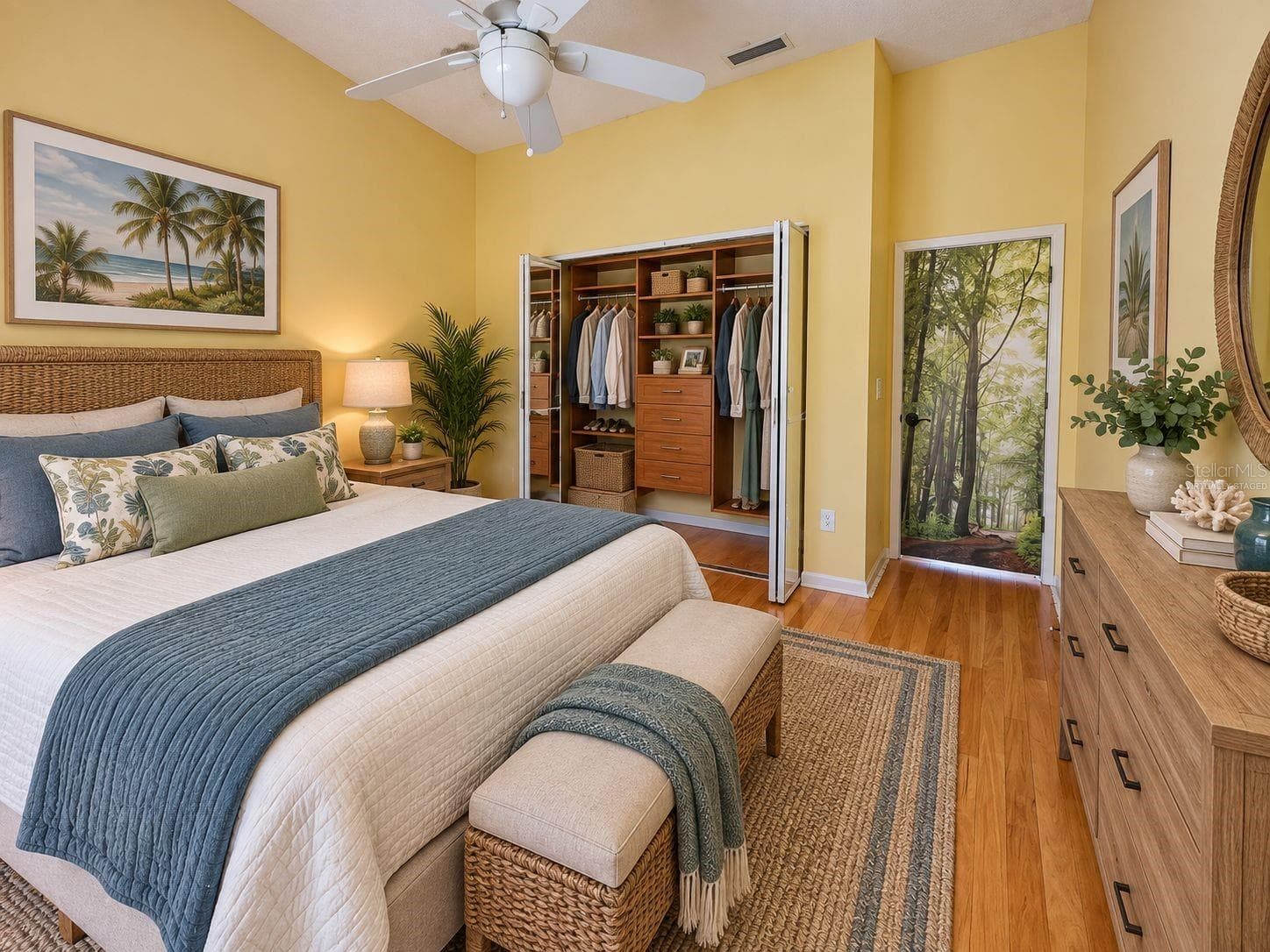 Virtually Staged Guest BR #2 - 1795 BAYHILL DR, OLDSMAR