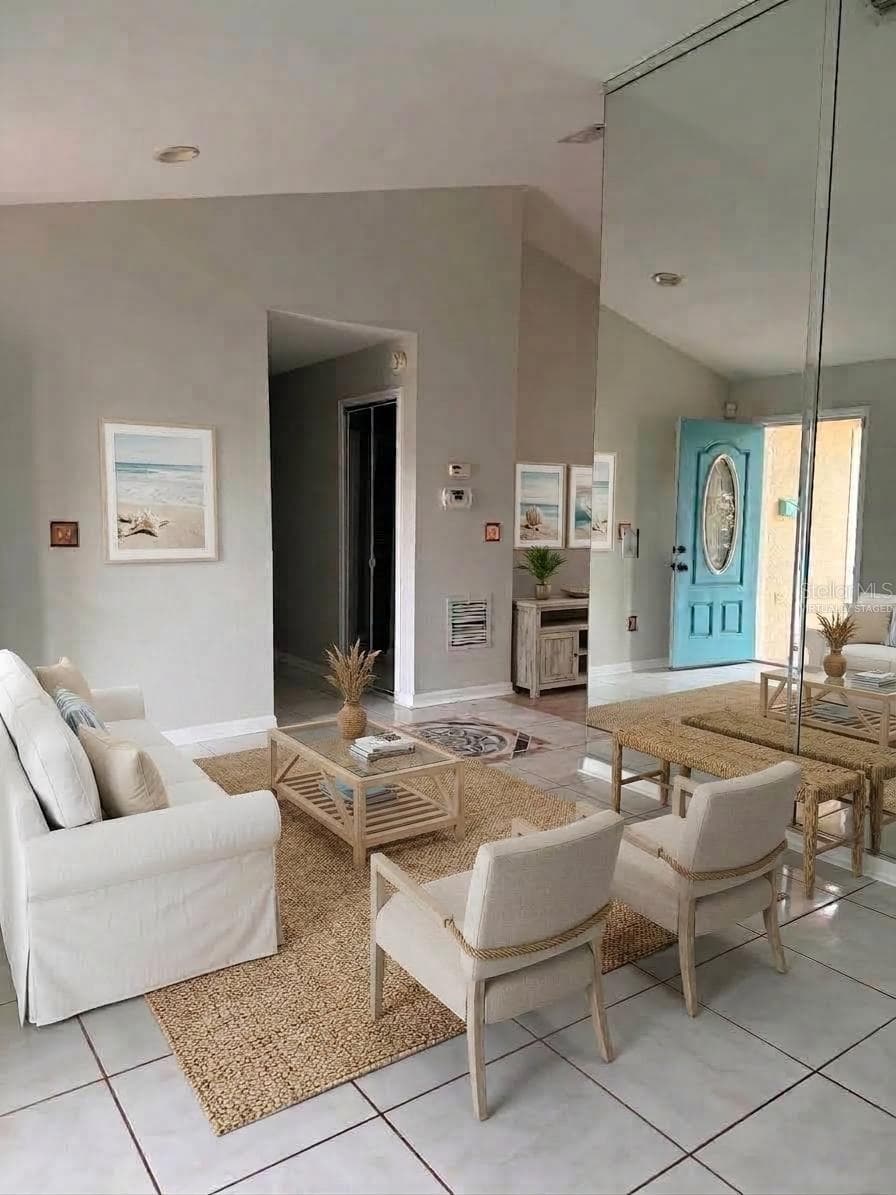 virtually staged living room - 812 37TH AVE S, ST PETERSBURG
