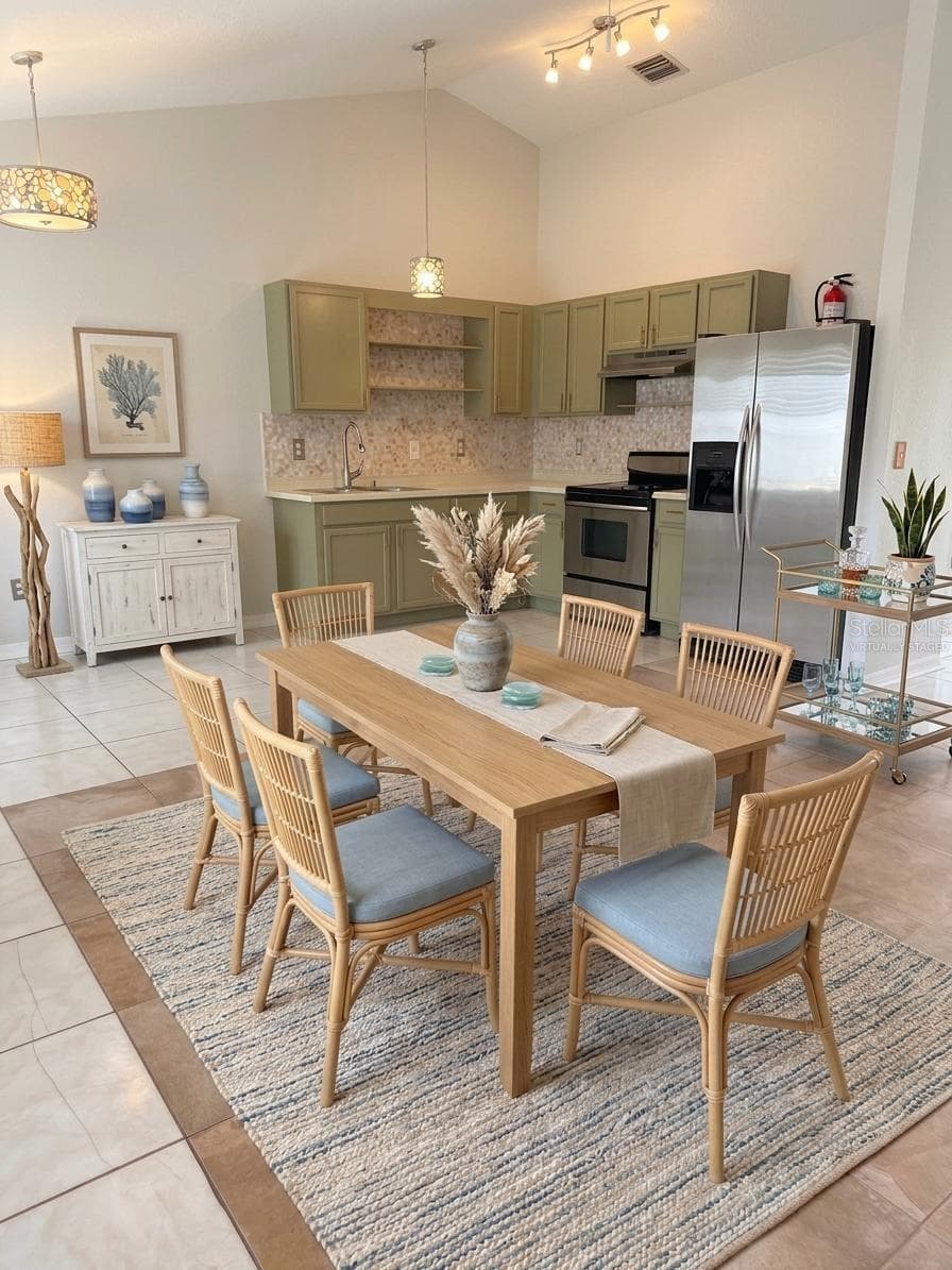 virtually staged kitchen - 812 37TH AVE S, ST PETERSBURG