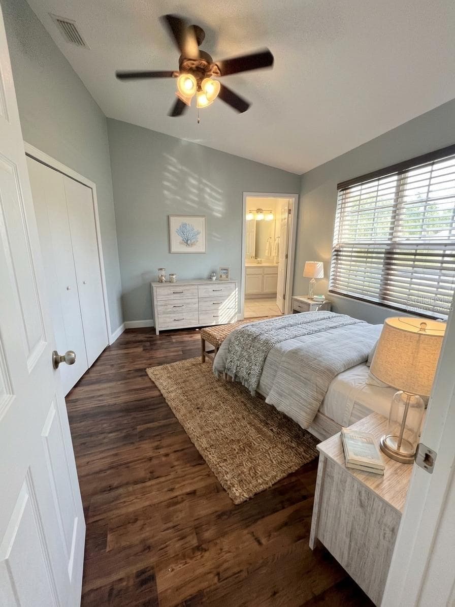 Virtually staged primary bedroom - 812 37TH AVE S, ST PETERSBURG