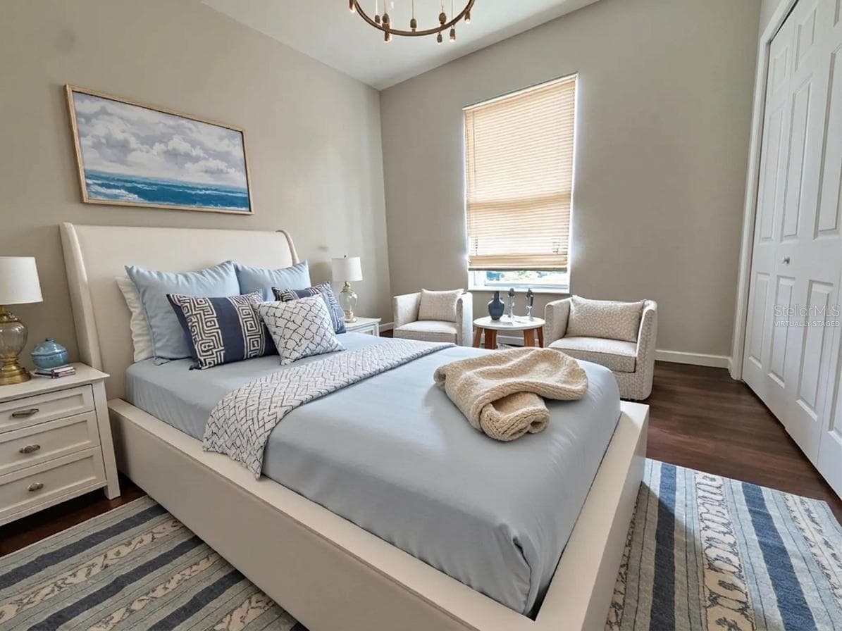 virtually staged secondary bedroom - 812 37TH AVE S, ST PETERSBURG