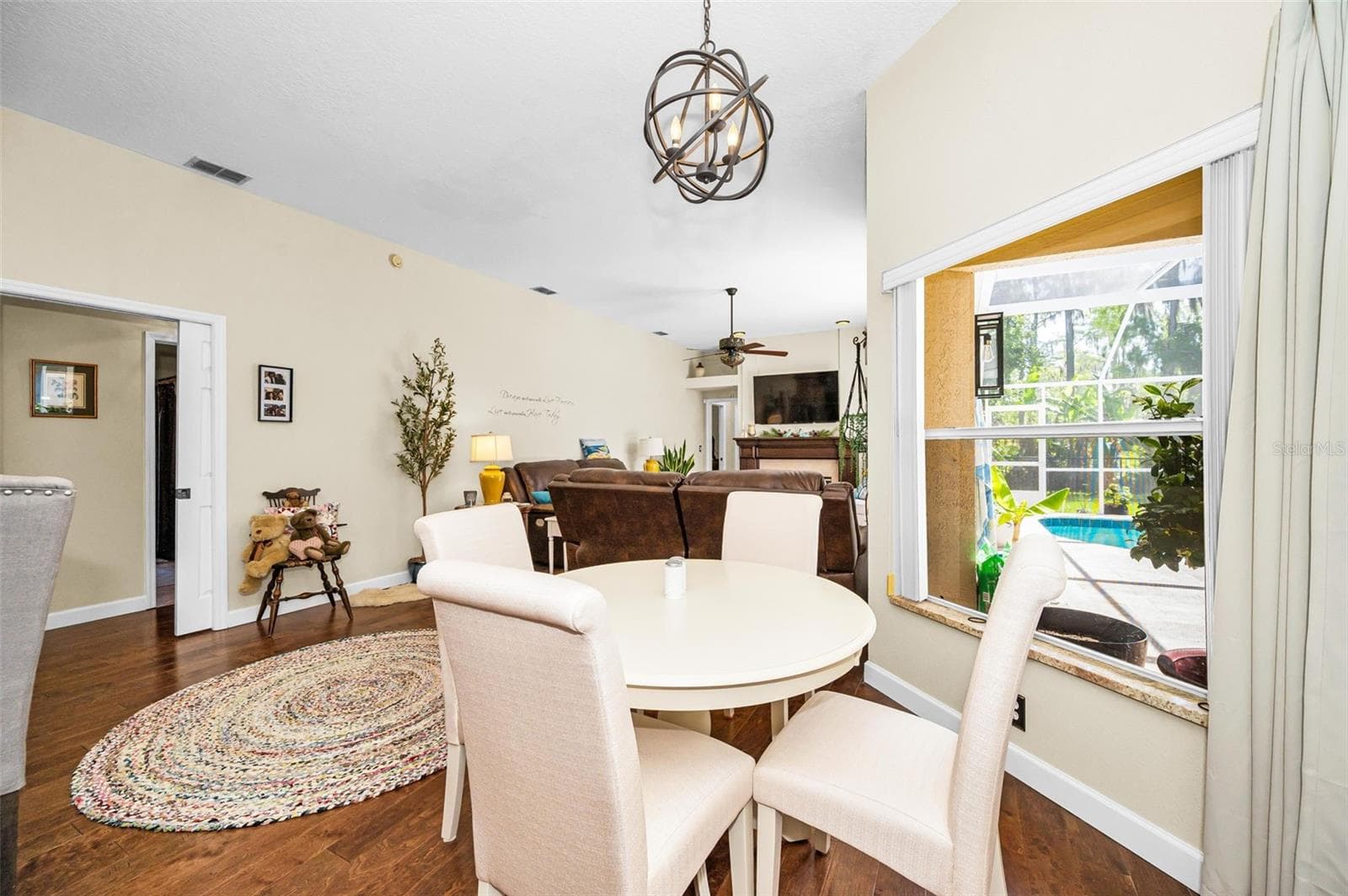 Kitchen Nook with pool views - 1234 ARLINBROOK DR, TRINITY