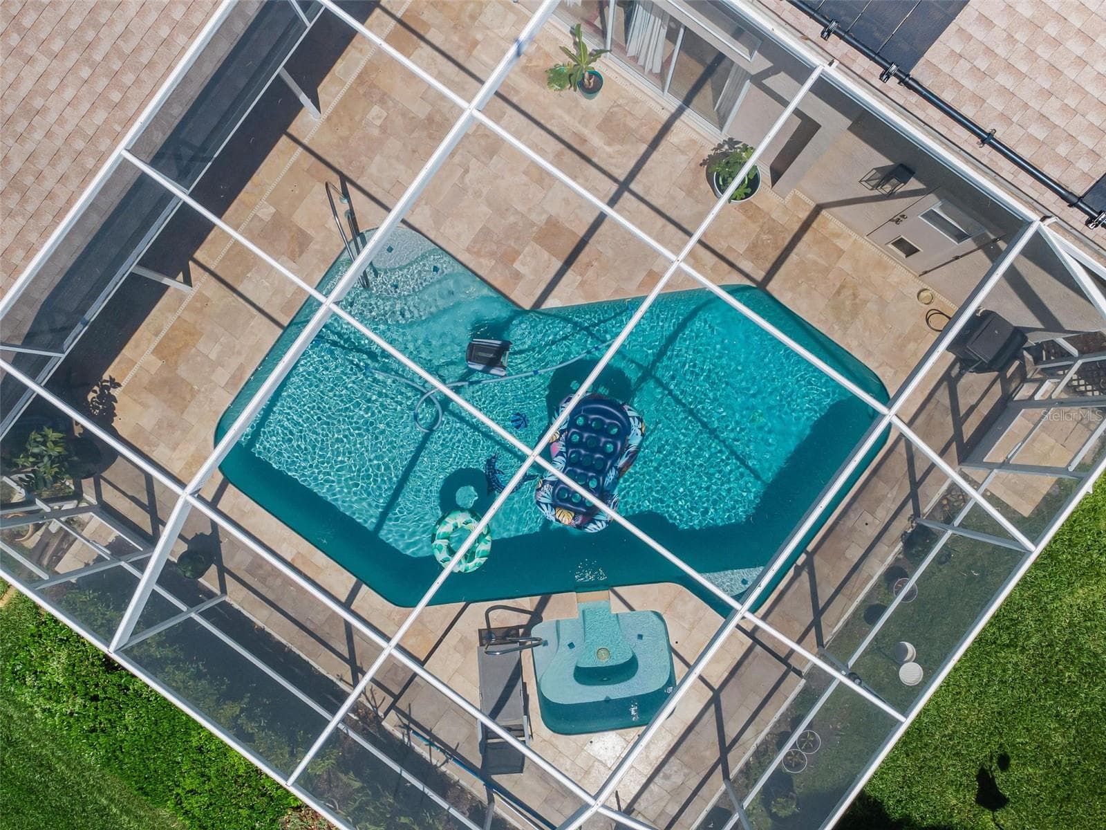 Pool Aerial - 1234 ARLINBROOK DR, TRINITY