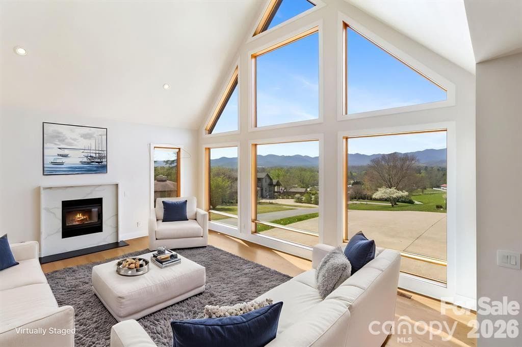 Virtual staged Living Room - 8 Nottingham Drive, Candler