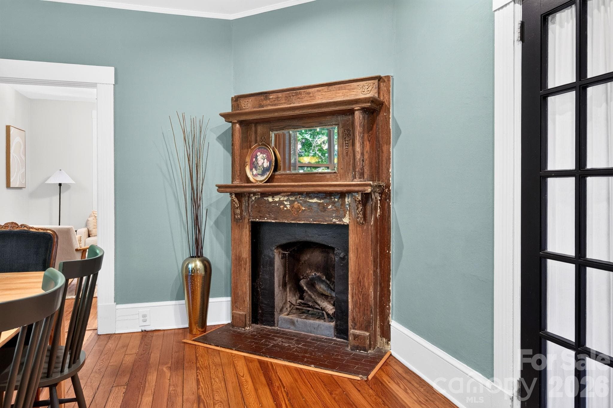 Antique Mantel - 16 West Street, Asheville