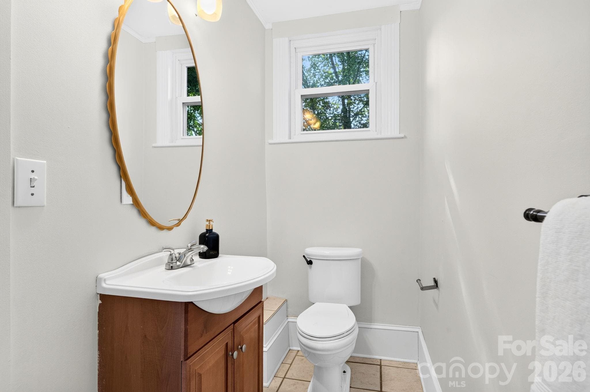 Half Guest Bath on Main Level - 16 West Street, Asheville