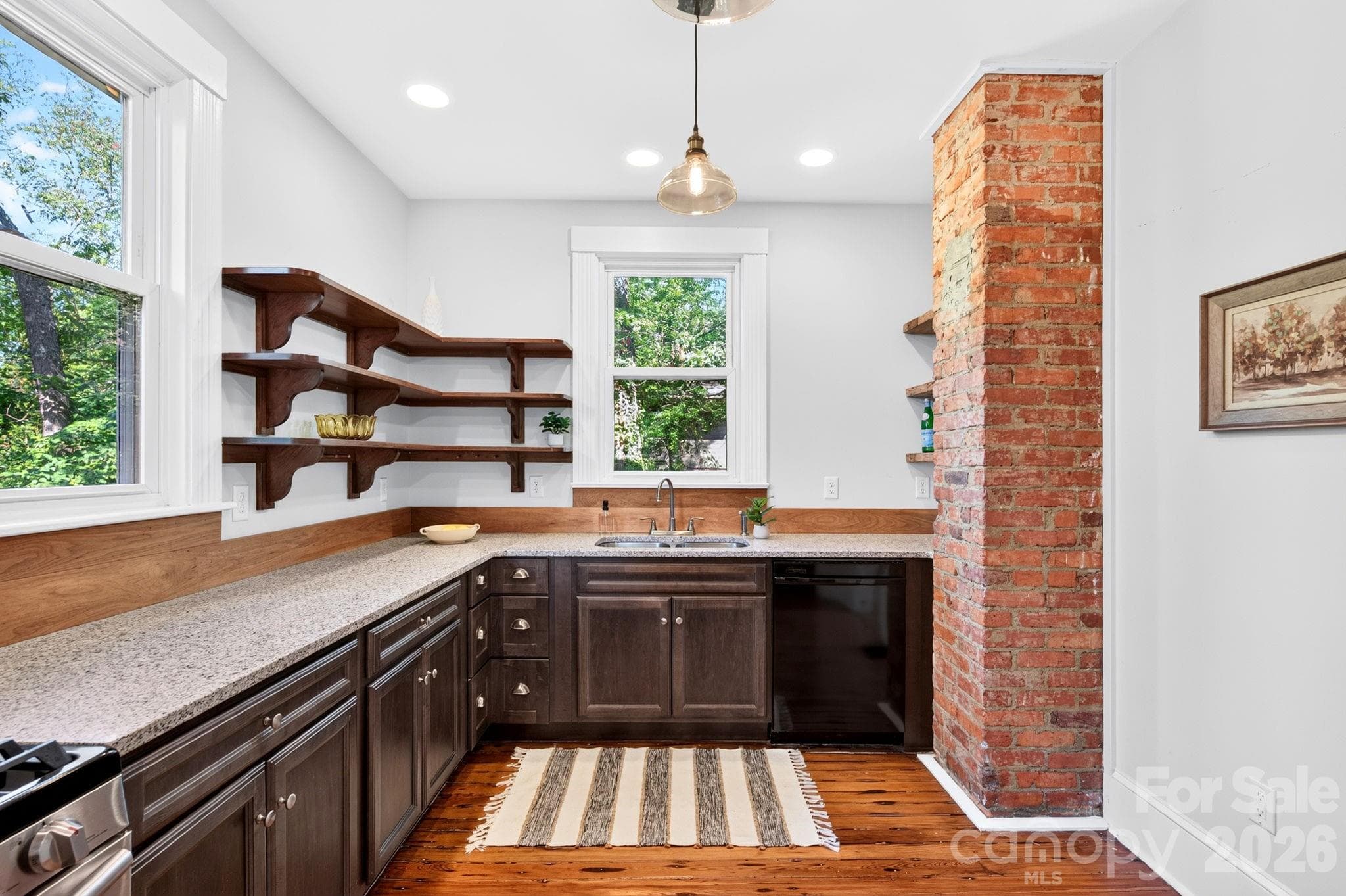 Exposed Brick - 16 West Street, Asheville