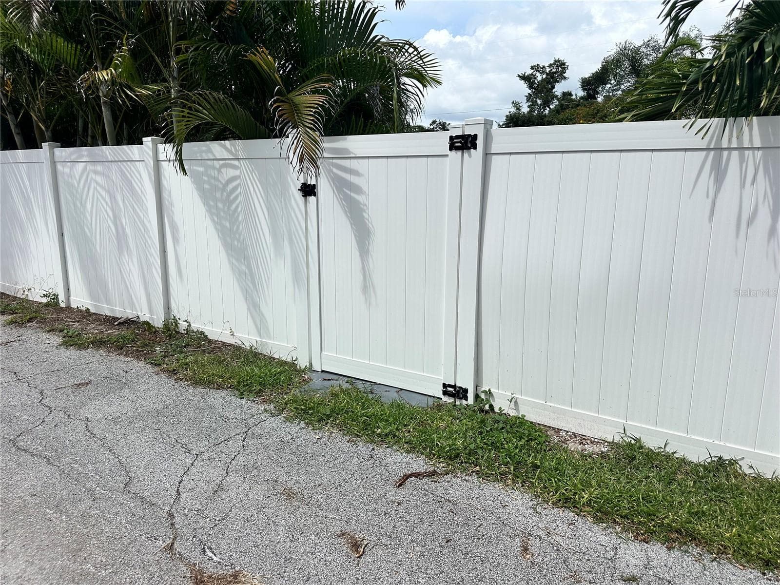 Gate from alley to backyard could easily be widened. - 4600 30TH AVE N, ST PETERSBURG