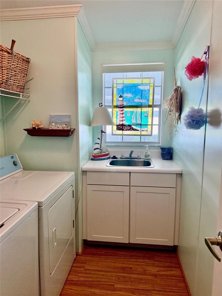 Inside Laundry with storage - 730 GLORIOSA RD, VENICE