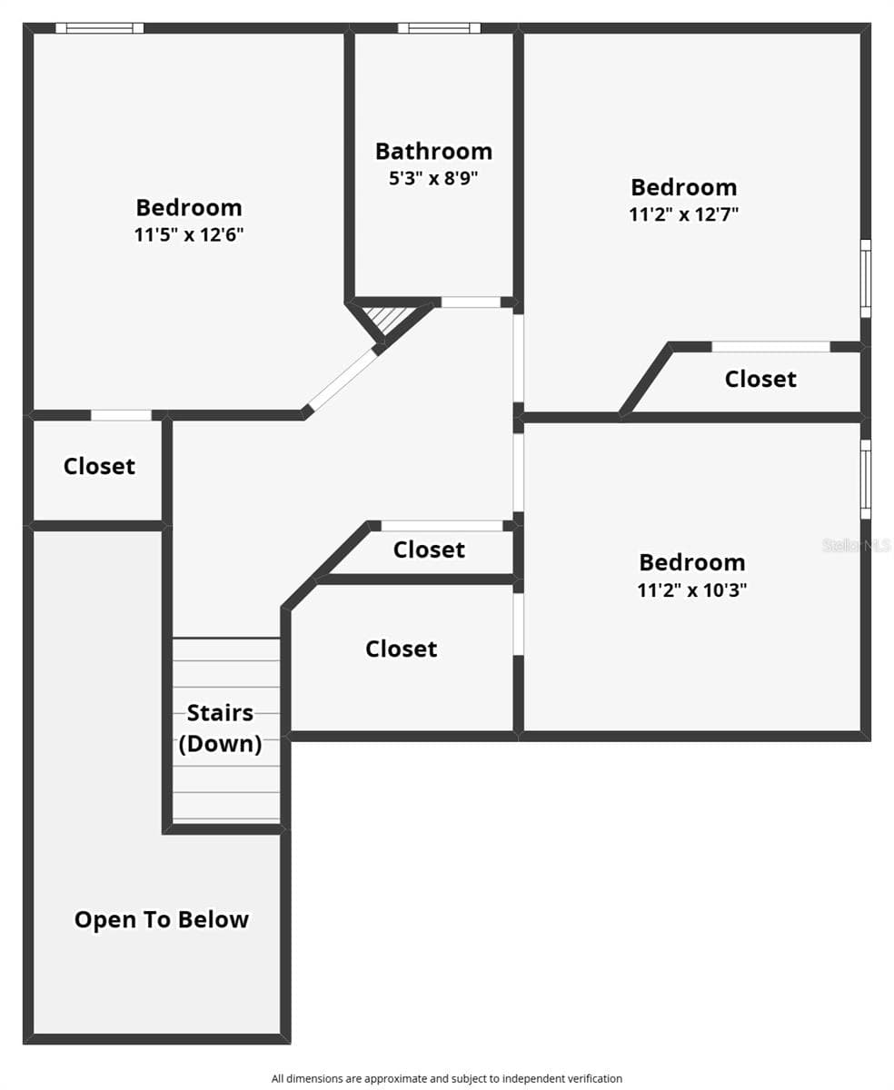 Floor Plan second floor - 1418 SHELL FLOWER DR, BRANDON