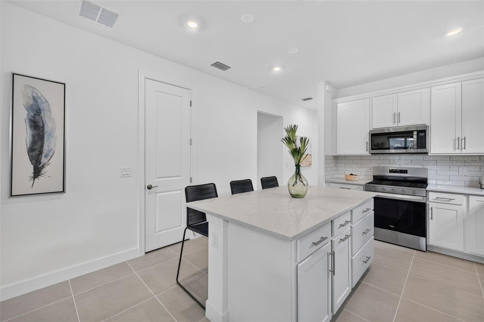 Virtually staged of the actual home layout. - 4695 BLUE STAR CT, NORTH PORT