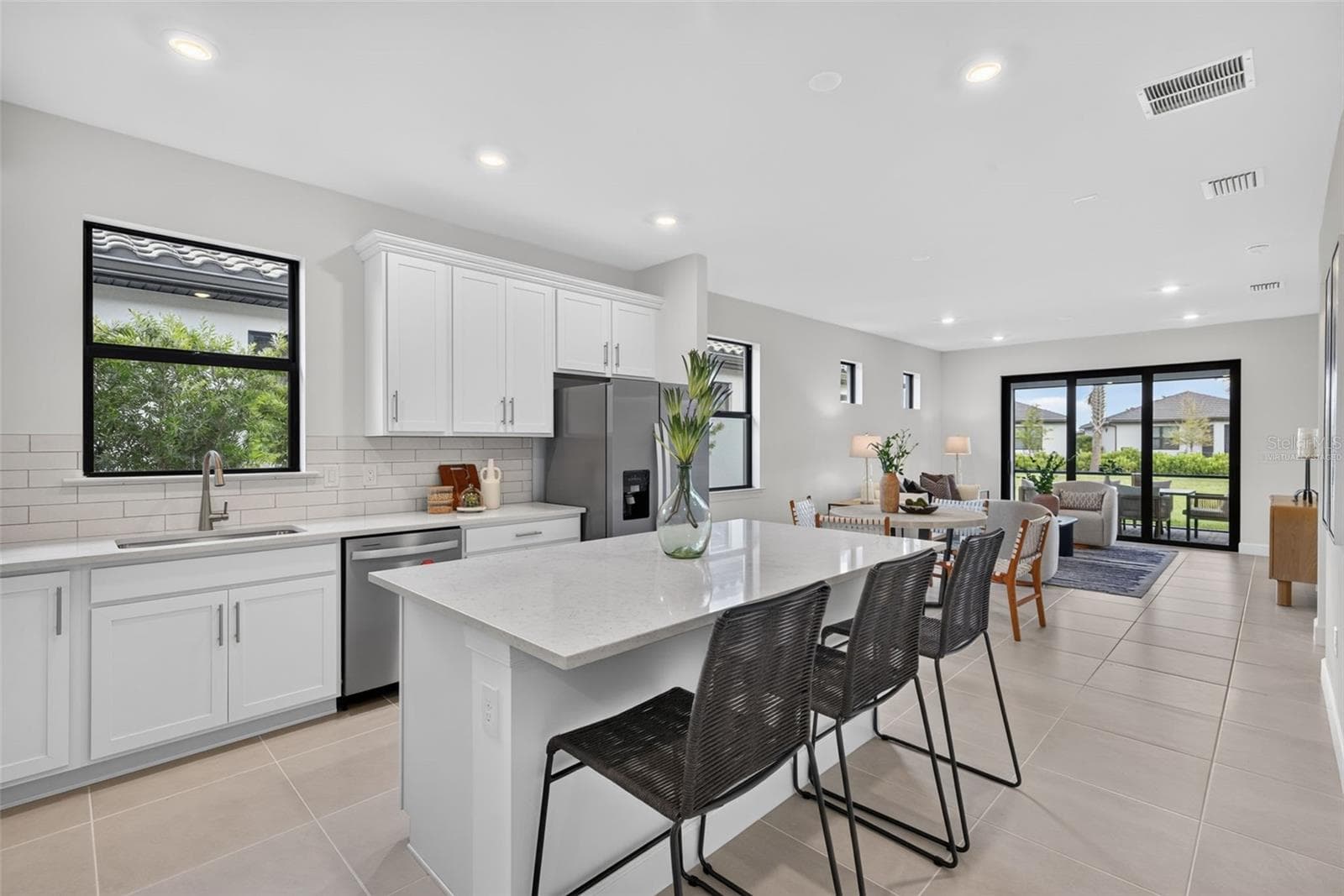 Virtually staged of the actual home layout. - 4695 BLUE STAR CT, NORTH PORT