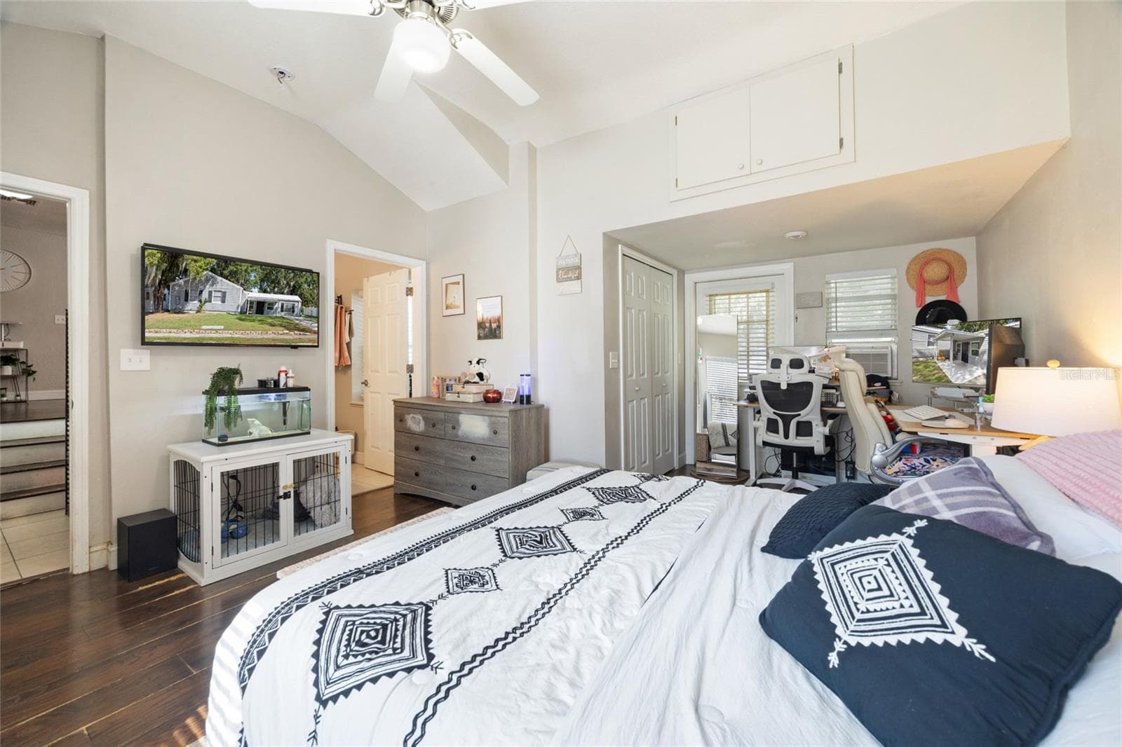 Master Bedroom Enhanced with its own Mini-Split A/C system - 1202 SUMTER ST, LEESBURG