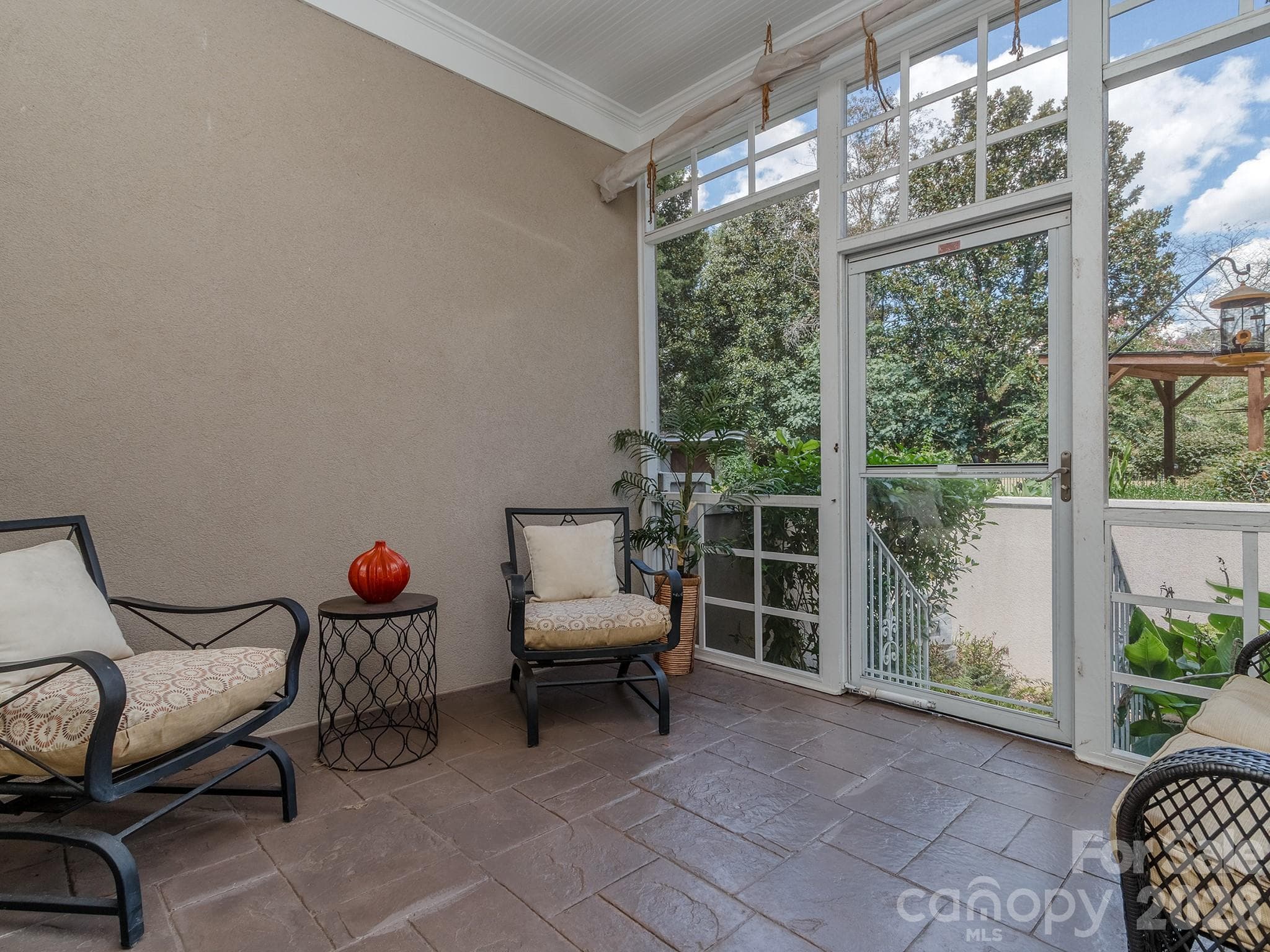 Private screened porch off of primary bedroom - 1733 White Pond Lane, Waxhaw