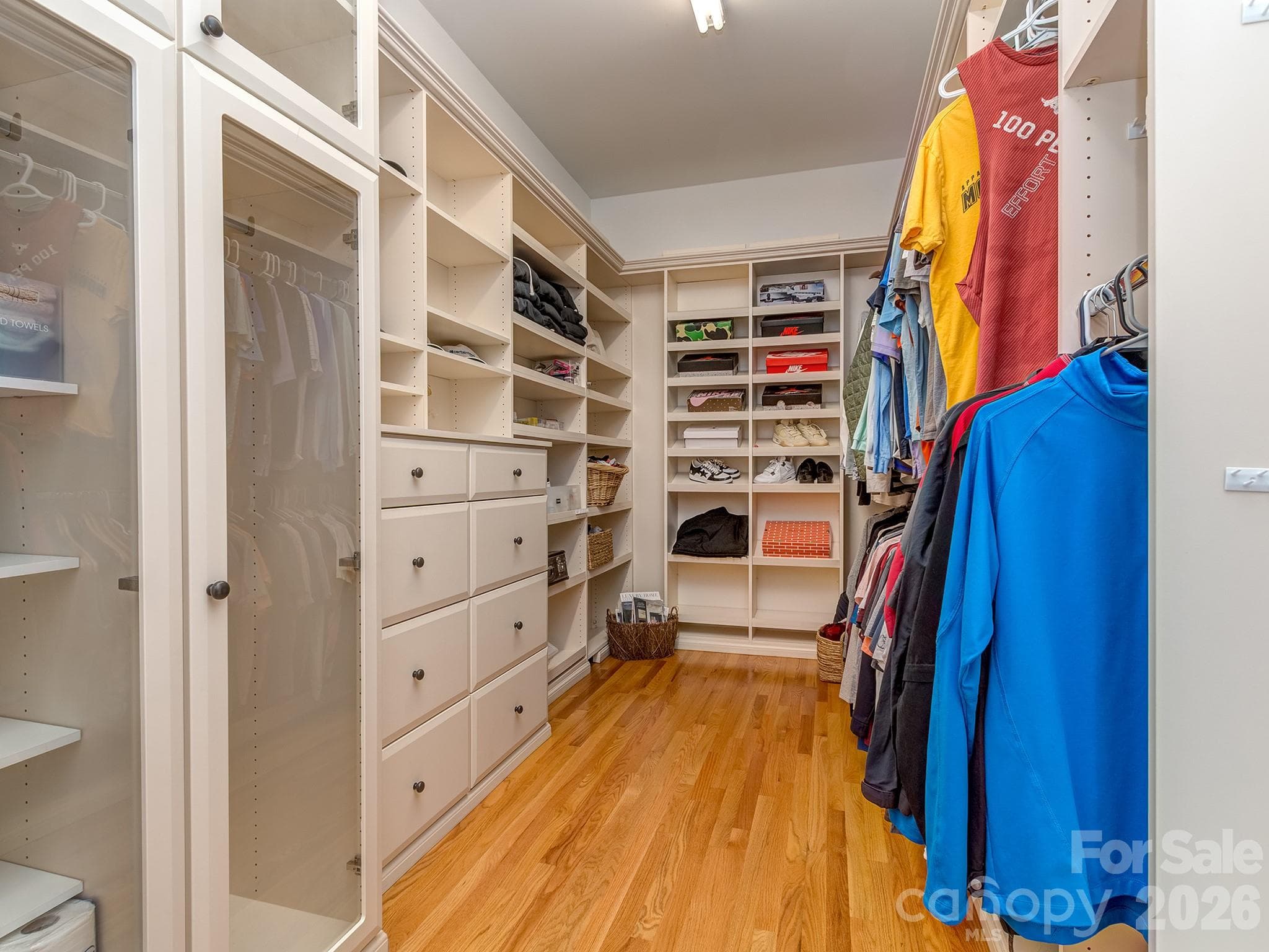 Primary closet 1 - 1733 White Pond Lane, Waxhaw