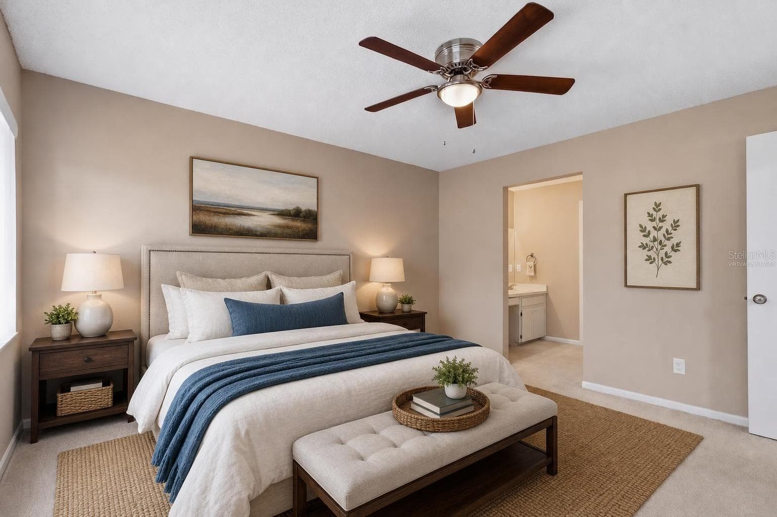 Virtually Staged Bedroom 1 2nd Floor - 805 WESTWIND LN, FERN PARK