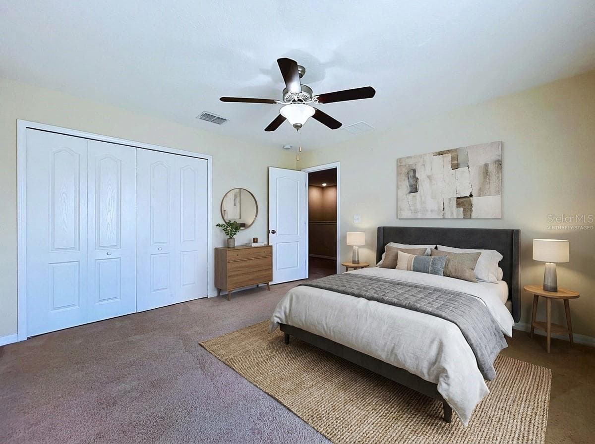 Virtually staged- Bedroom 3 - 18607 BRIAR OAKS DR, HUDSON