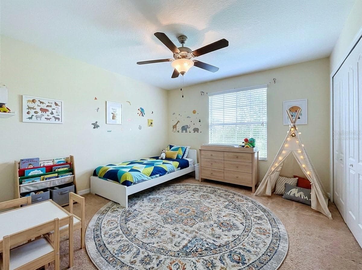 Virtually staged- Bedroom 4 - 18607 BRIAR OAKS DR, HUDSON