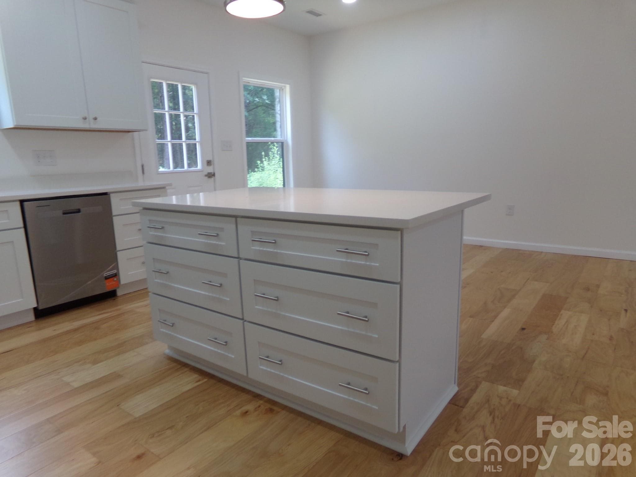 Kitchen island with lots of storage - 914 Old Hollis Road, Ellenboro