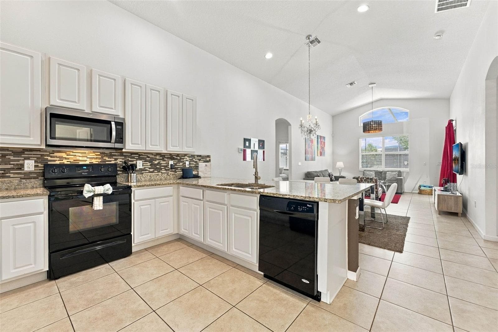 Open kitchen overlooking the dining and living room. - 337 MARCELLO BLVD, KISSIMMEE