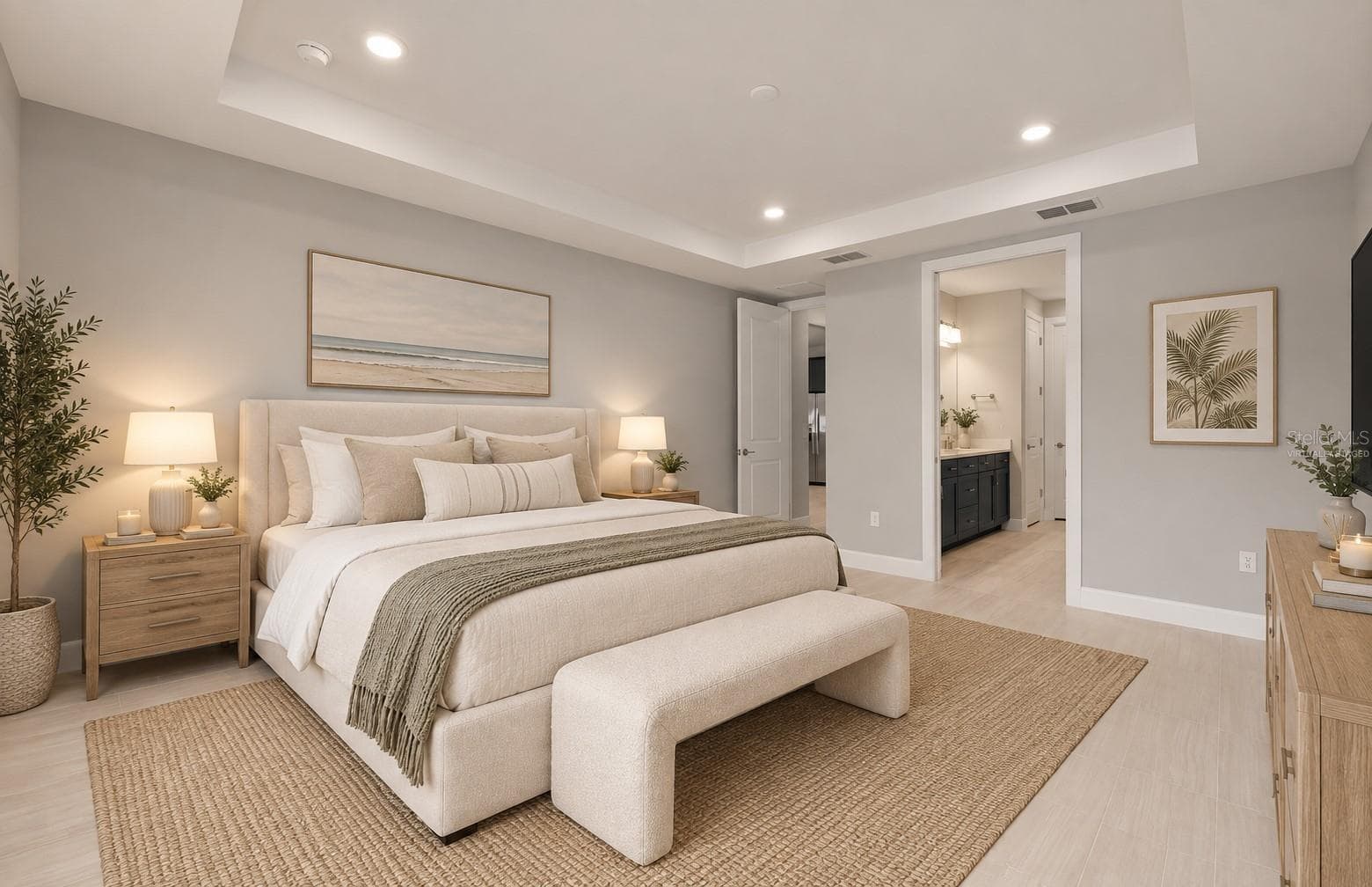 Virtually staged in the actual home. - 1840 SILVER SHORES BLVD, ENGLEWOOD