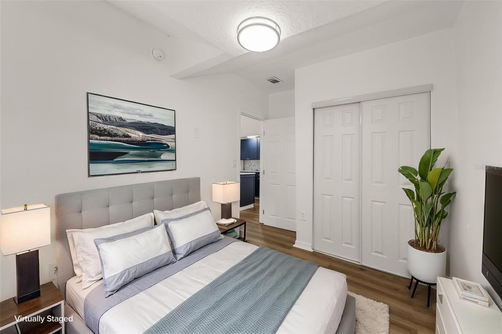 virtual stage bedroom - 828 BOOKER AVE, SEBRING
