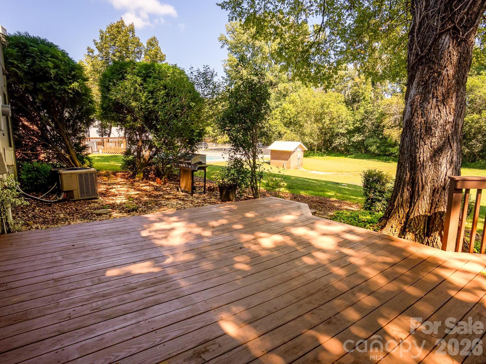 Backyard Deck (refinished) - 1004 Kenilworth Court NW, Concord