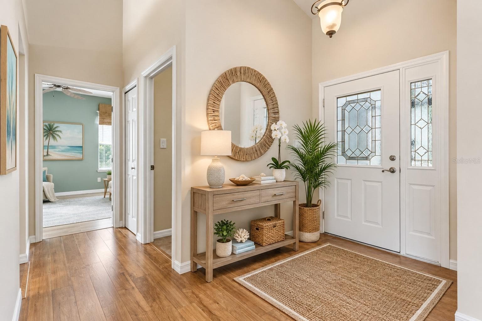 Foyer virtually furnished - 24242 E BELLE MEDE DR, LEESBURG