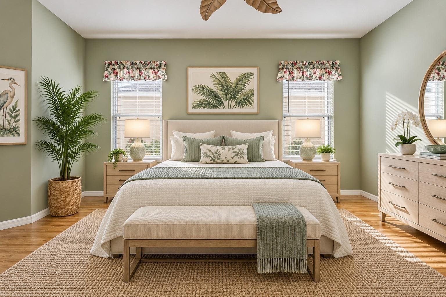 Primary Suite Virtually furnished - 24242 E BELLE MEDE DR, LEESBURG