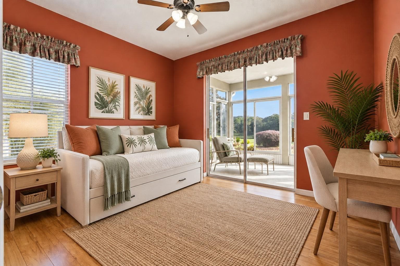 2nd Guest Bedroom Virtually furnished - 24242 E BELLE MEDE DR, LEESBURG