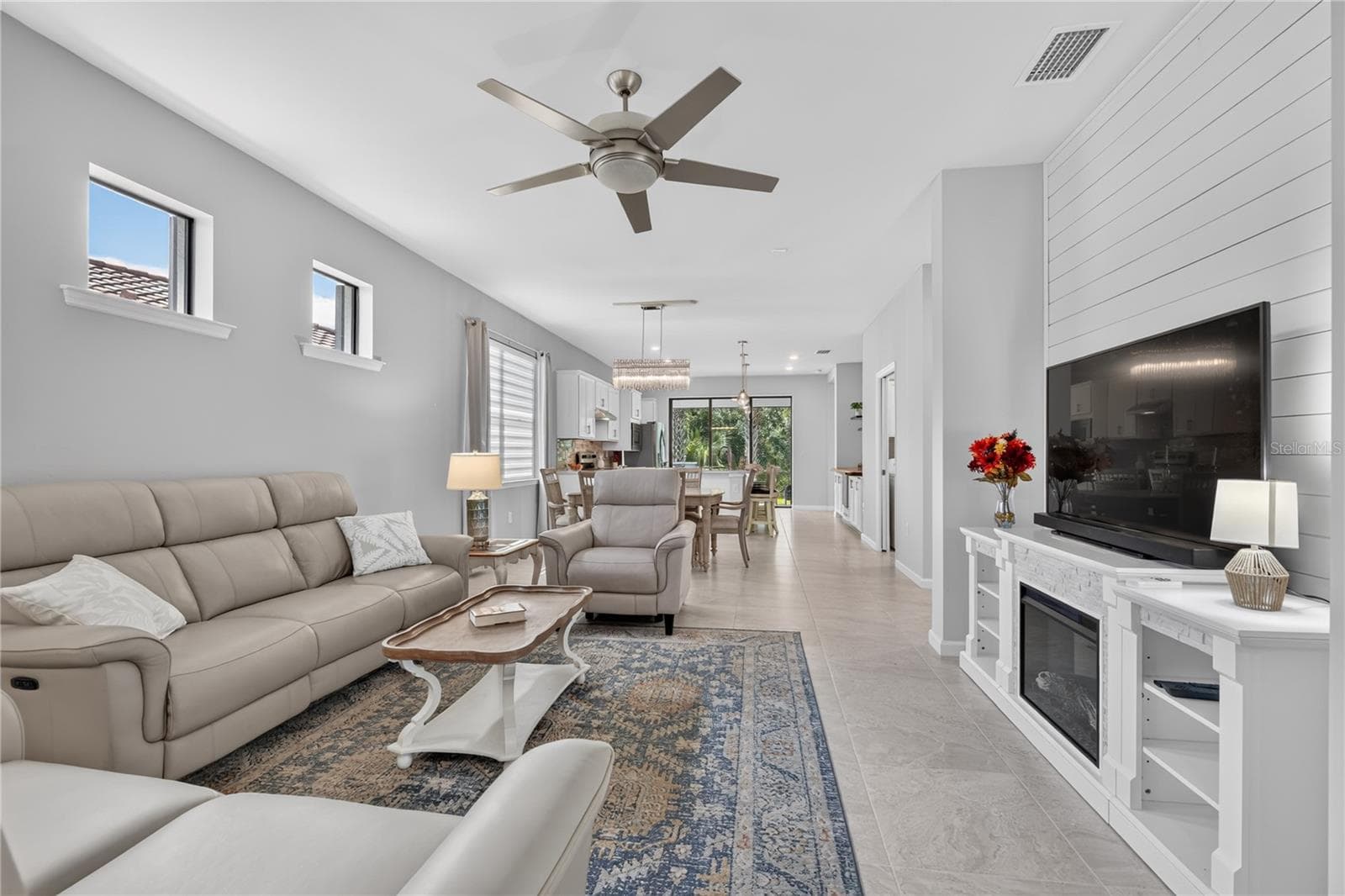 Living room open concept - 2539 BRASSICA DR, NORTH PORT