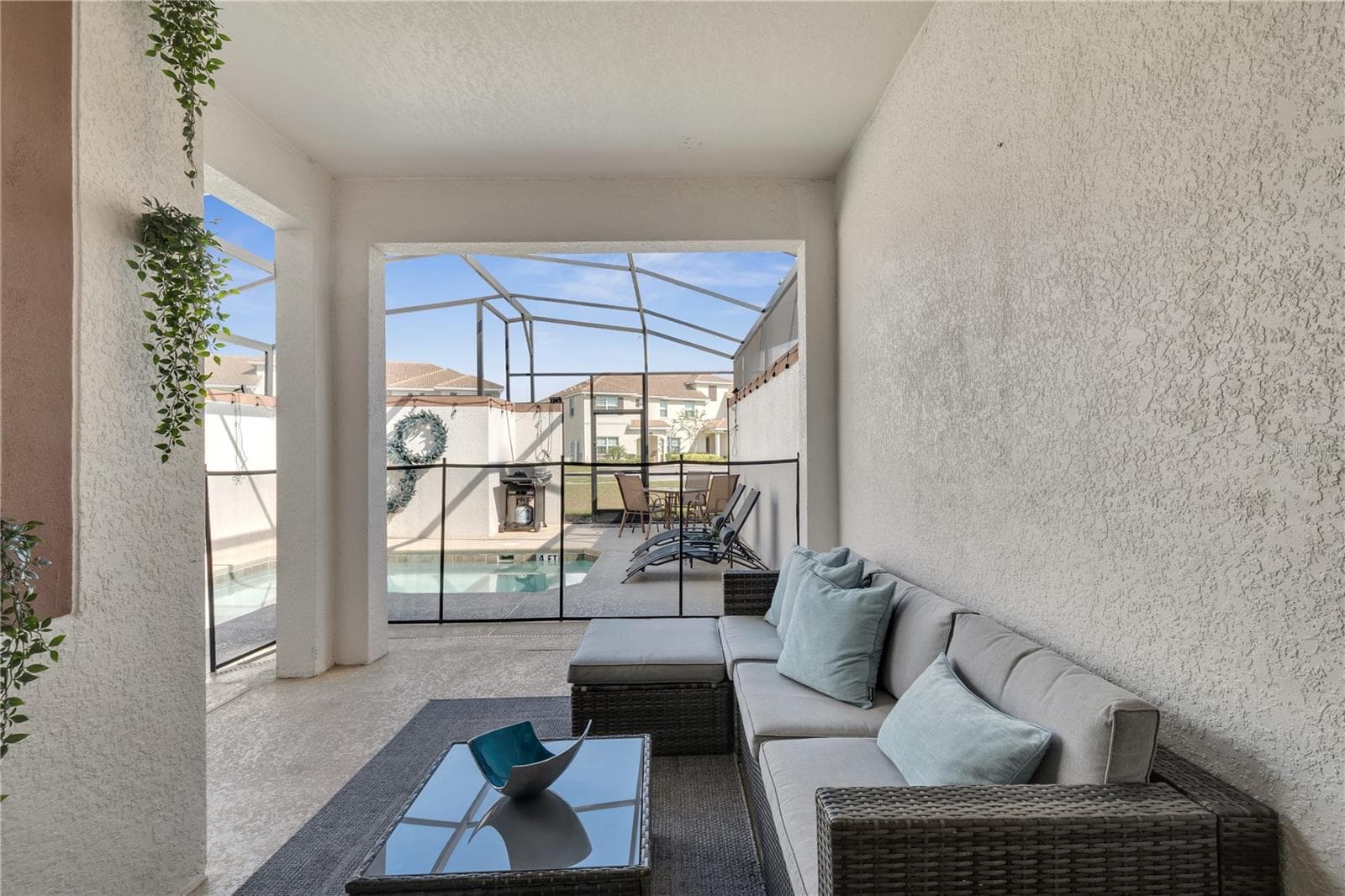 Back patio - 1557 SANDBAGGER DR, DAVENPORT