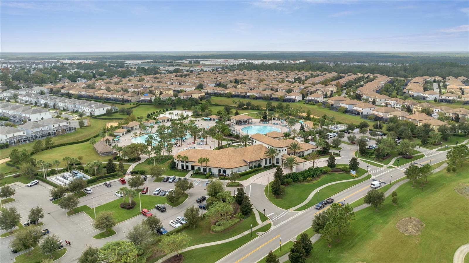 Club House from above - 1557 SANDBAGGER DR, DAVENPORT